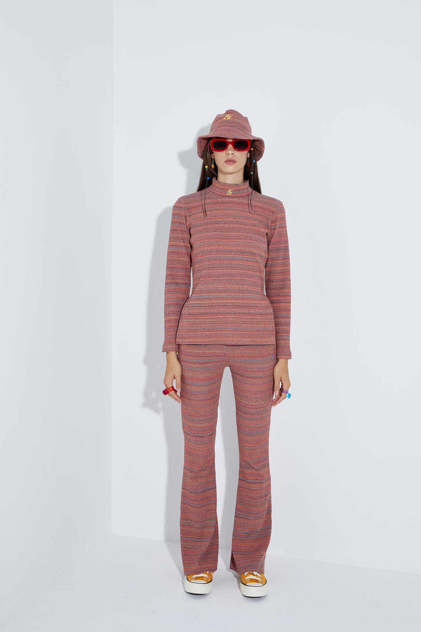 Knit Top- Pembe