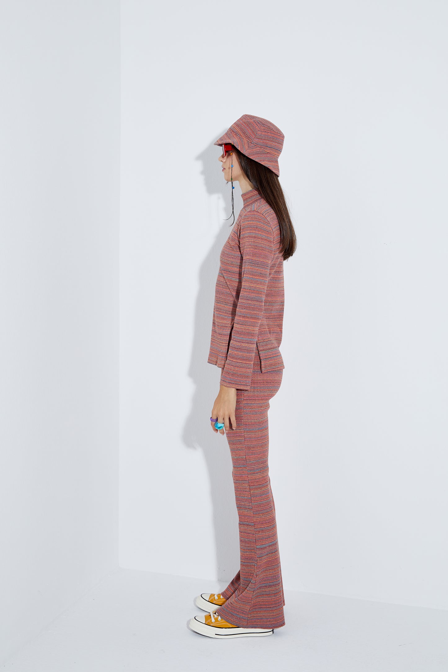 Knit Top- Pembe