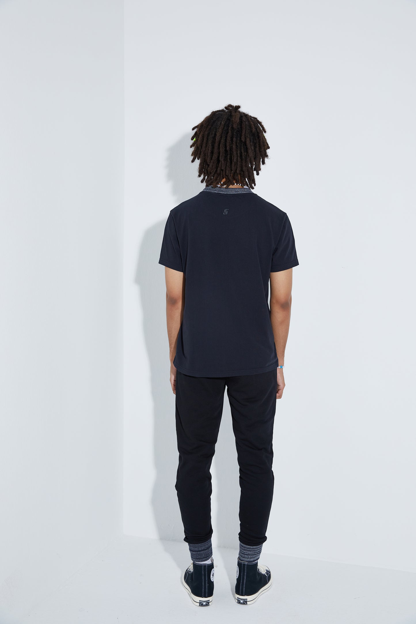 Knit T-Shirt - Navy