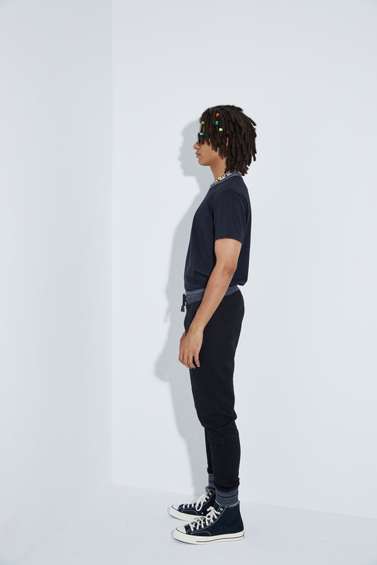 Load image into Gallery viewer, Knit Sweatpants- Black
