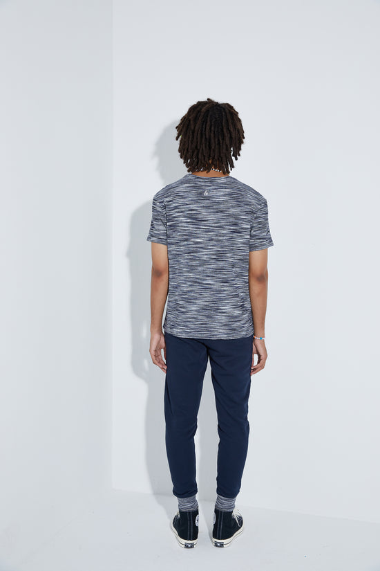 Load image into Gallery viewer, Full Knit T-Shirt - Navy
