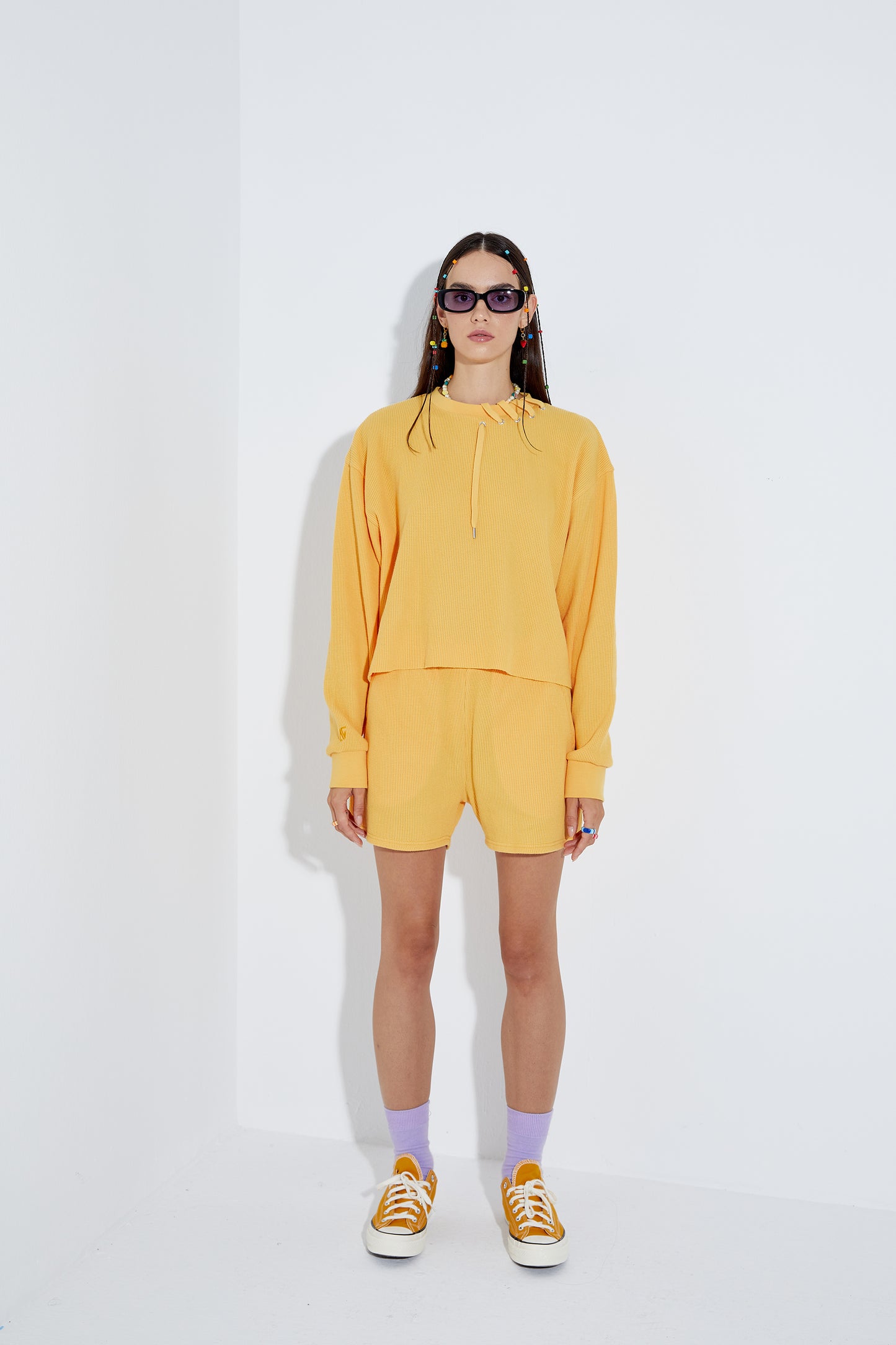 Waffle Sweatshirt - Honeycomb