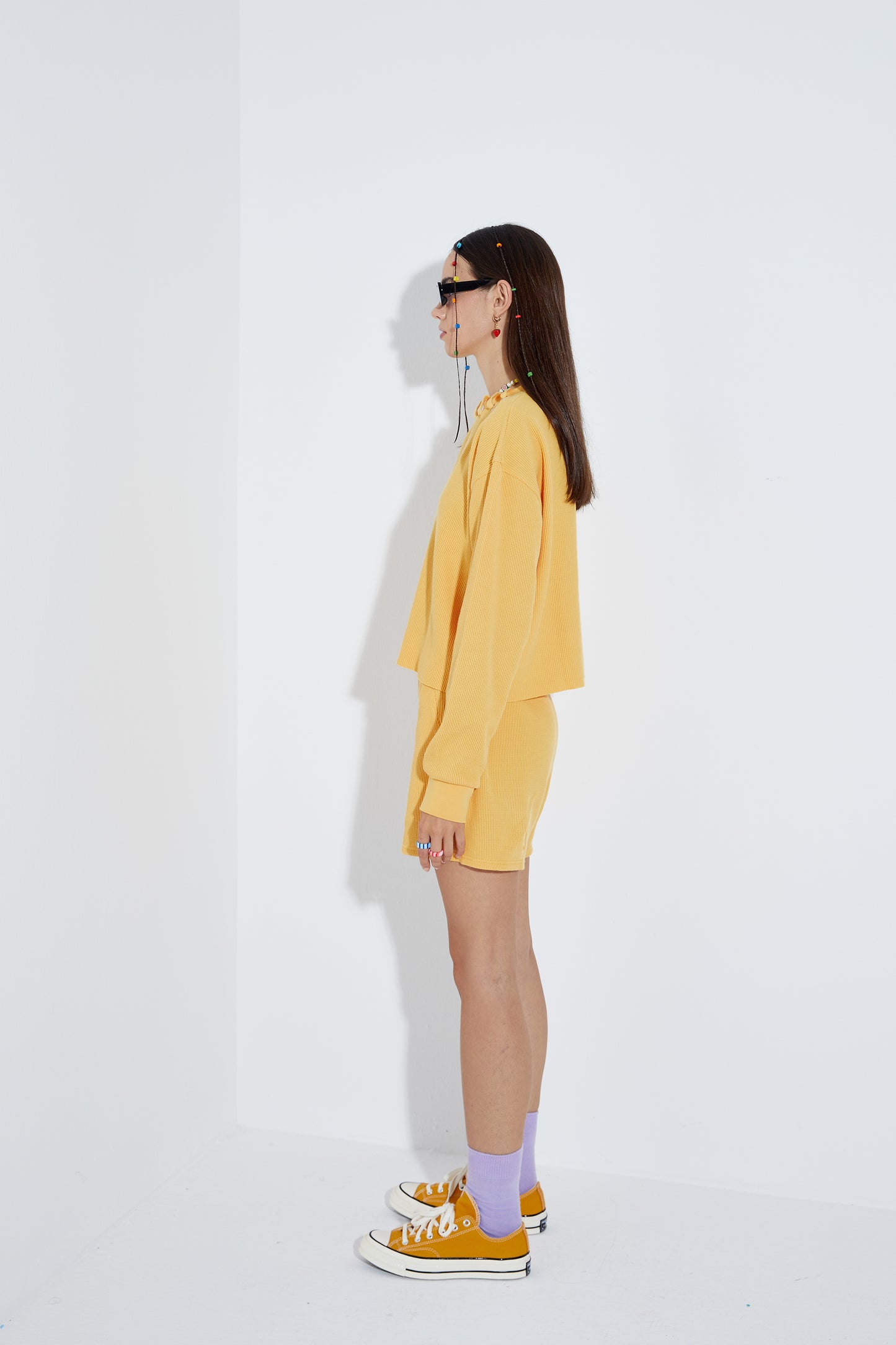 Waffle Sweatshirt - Honeycomb