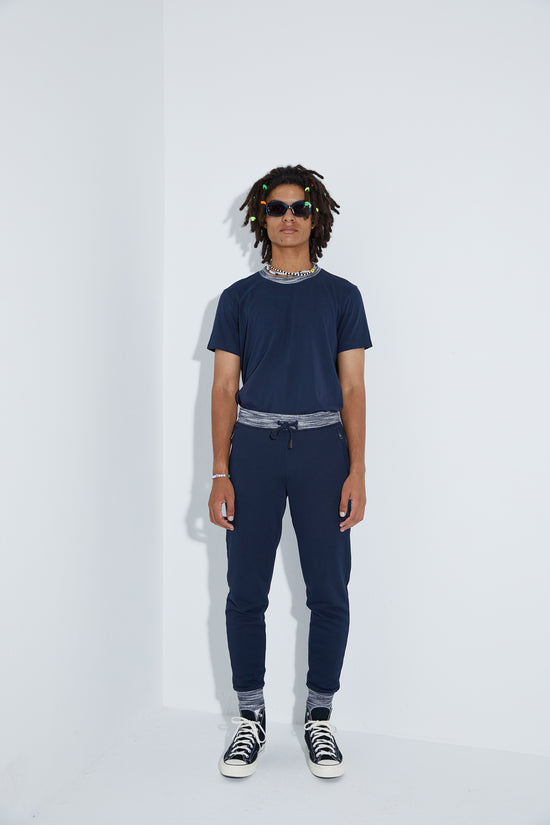 Load image into Gallery viewer, Knit Sweatpants- Navy
