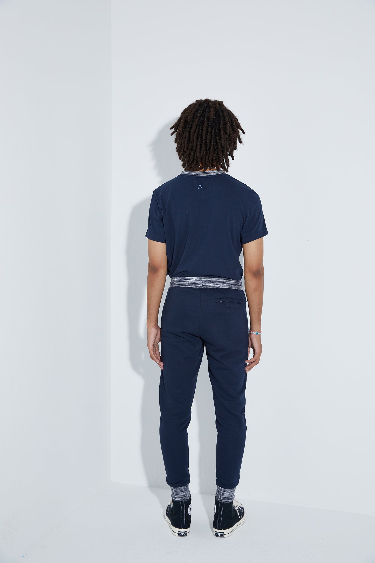 Knit Sweatpants- Navy