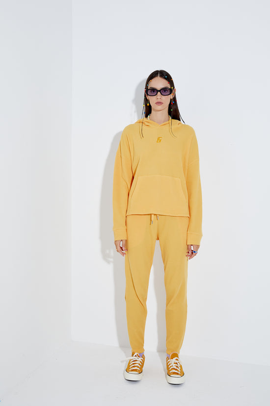 Waffle Oversize Hoodie - Honeycomb