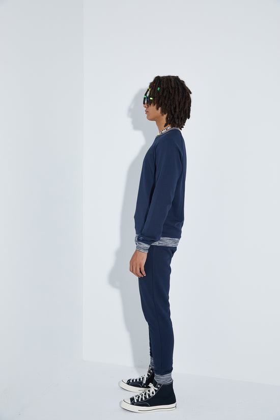 Knit Sweatshirt - Lacivert