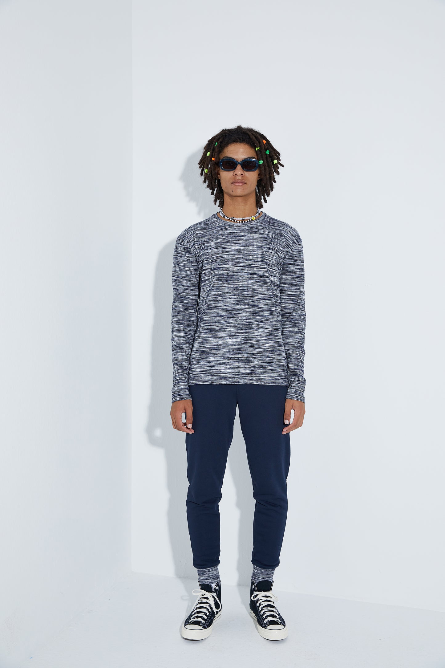 Knit Sweatshirt - Lacivert