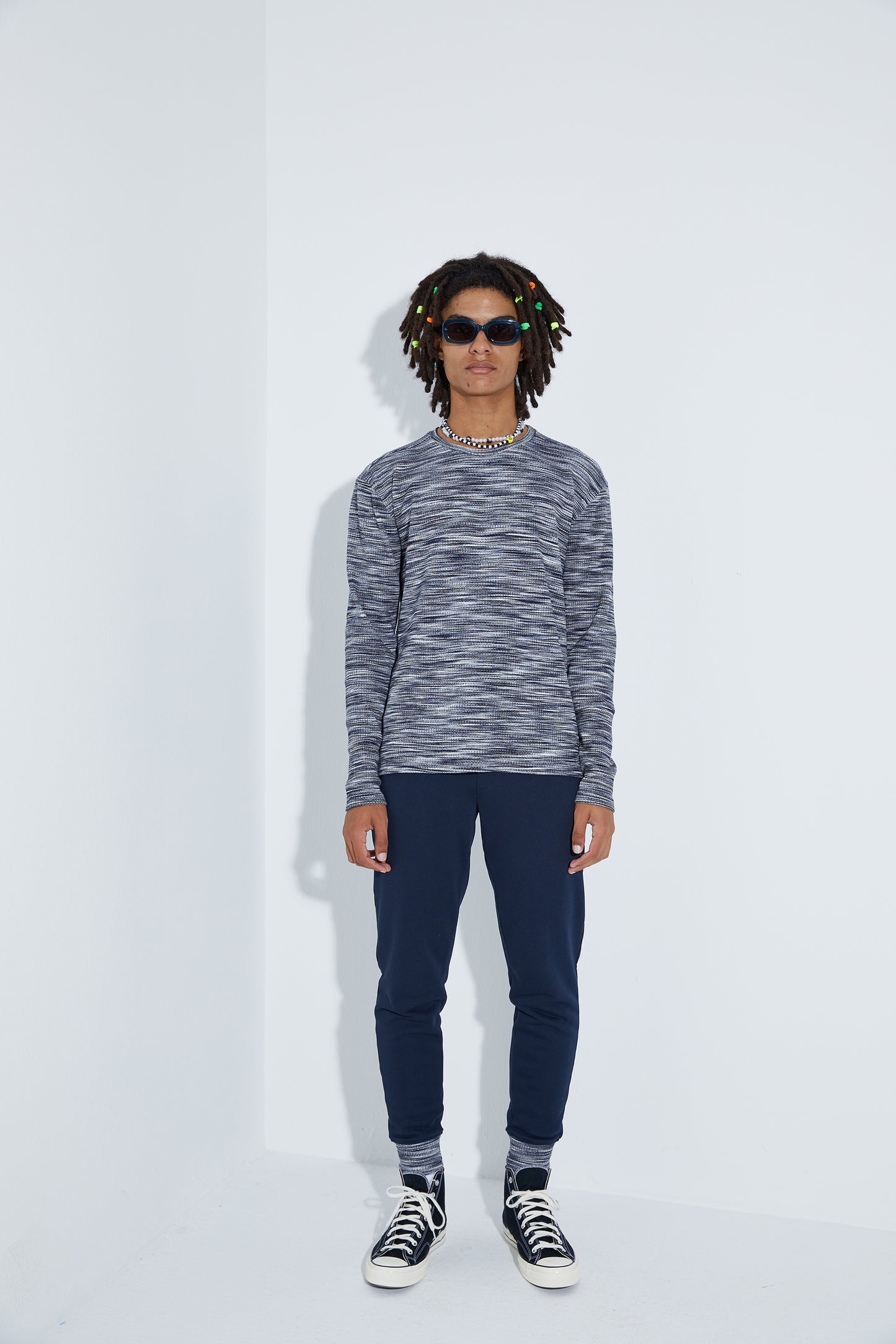 Load image into Gallery viewer, Knit Long Sleeve - Navy
