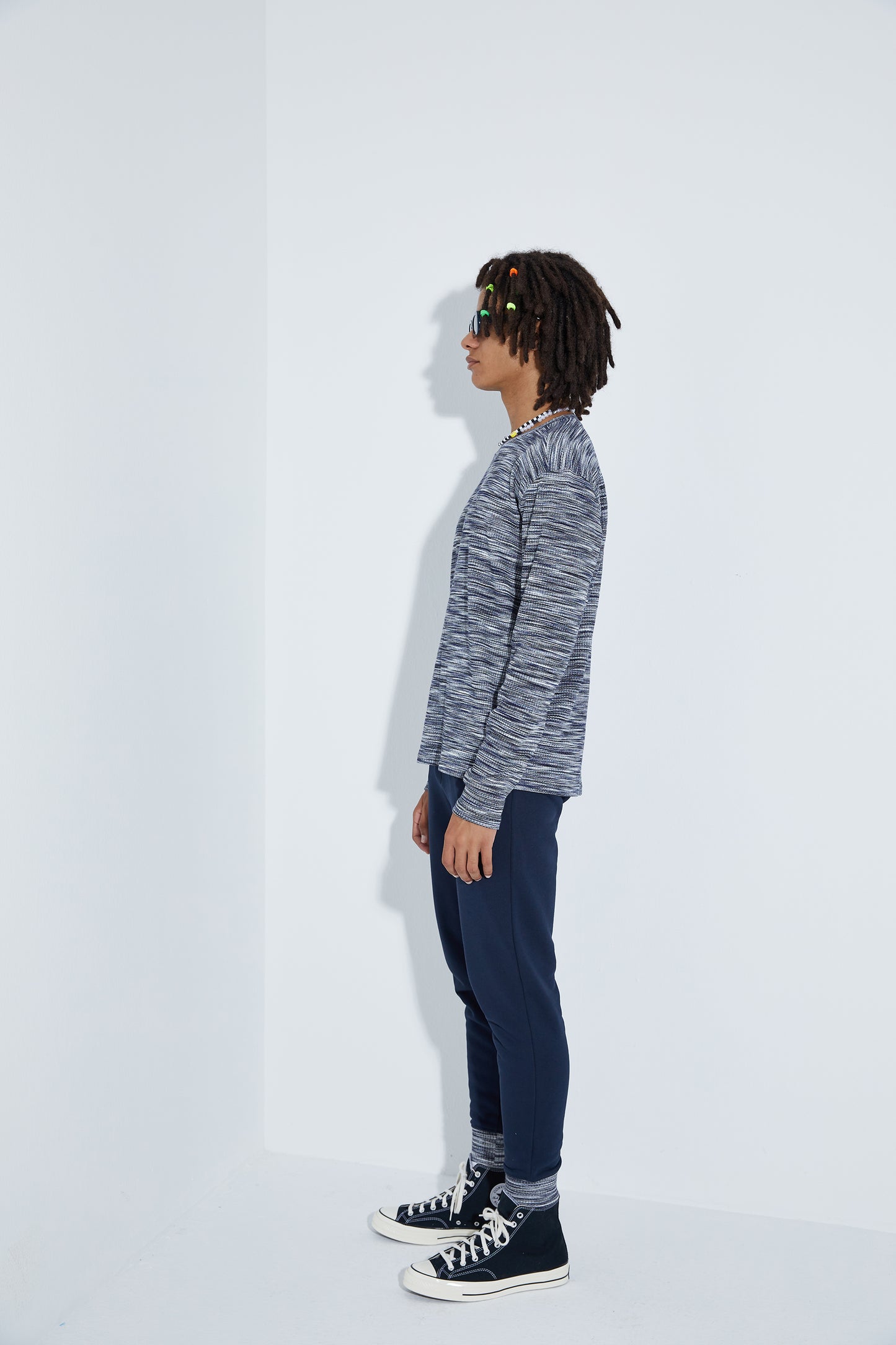 Knit Sweatshirt - Lacivert