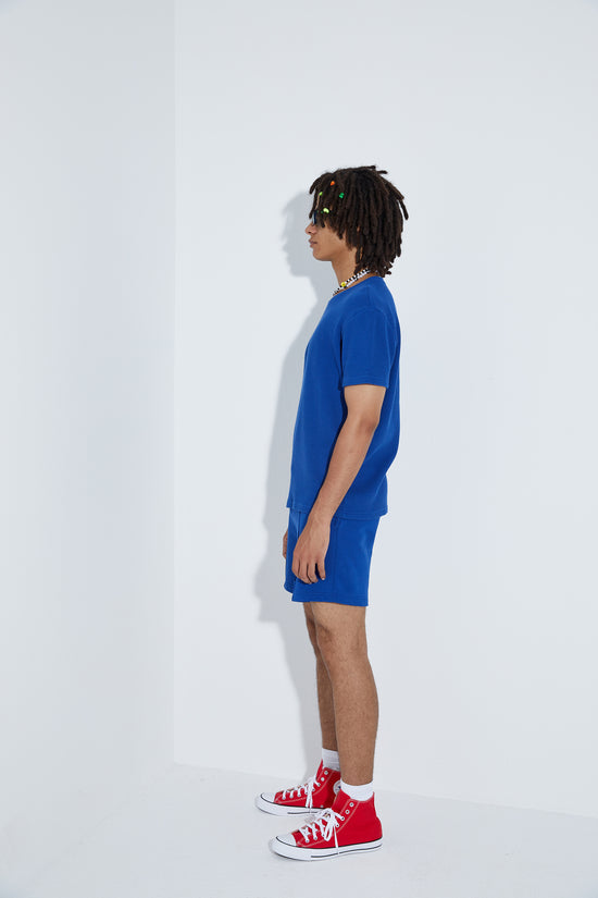 Waffle T-Shirt - Lazuli Blue