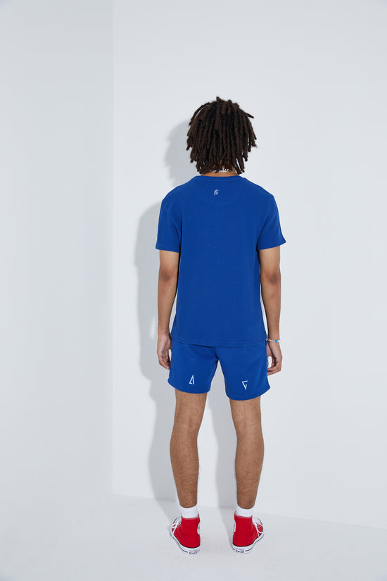 Waffle T-Shirt - Lazuli Blue