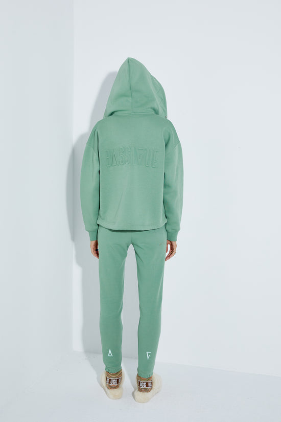 Dyna Zipper Hoodie - Jade