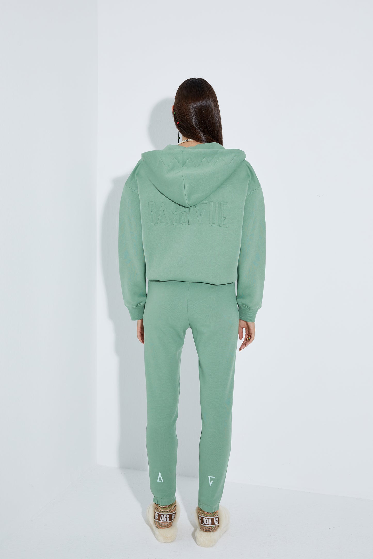 Dyna Zipper Hoodie - Jade