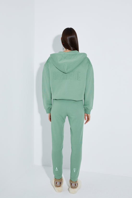 Dyna Zipper Hoodie - Jade