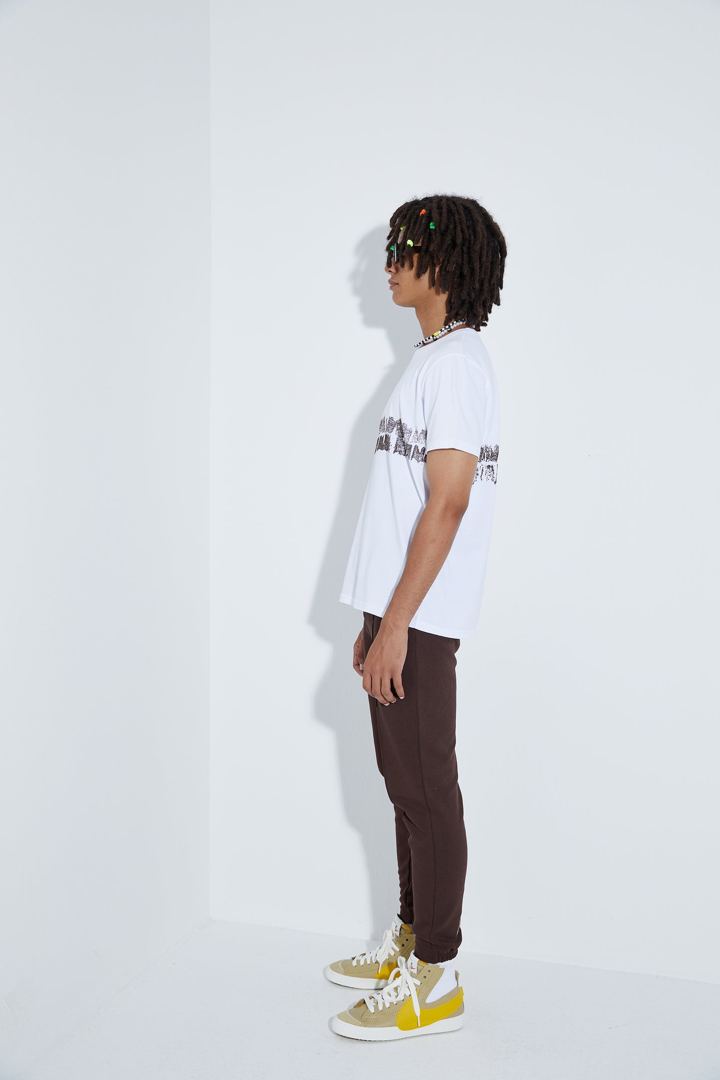 Line Dye Tshirt - Dark Oak