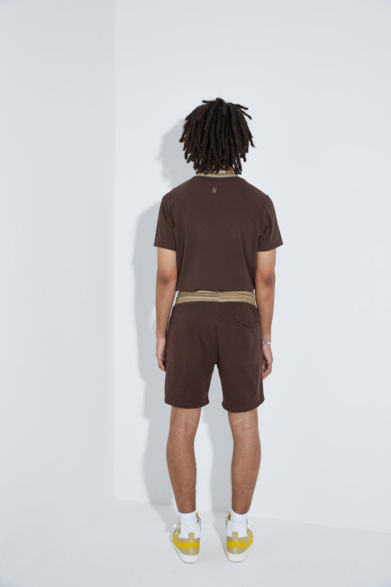 Knit Shorts - Dark Oak