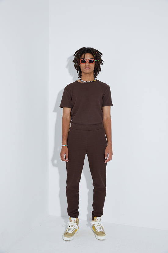 Waffle Sweatpants - Dark Oak