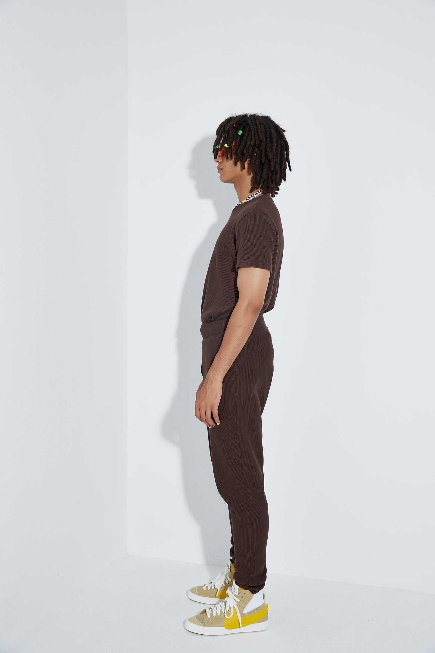 Waffle Sweatpants - Dark Oak