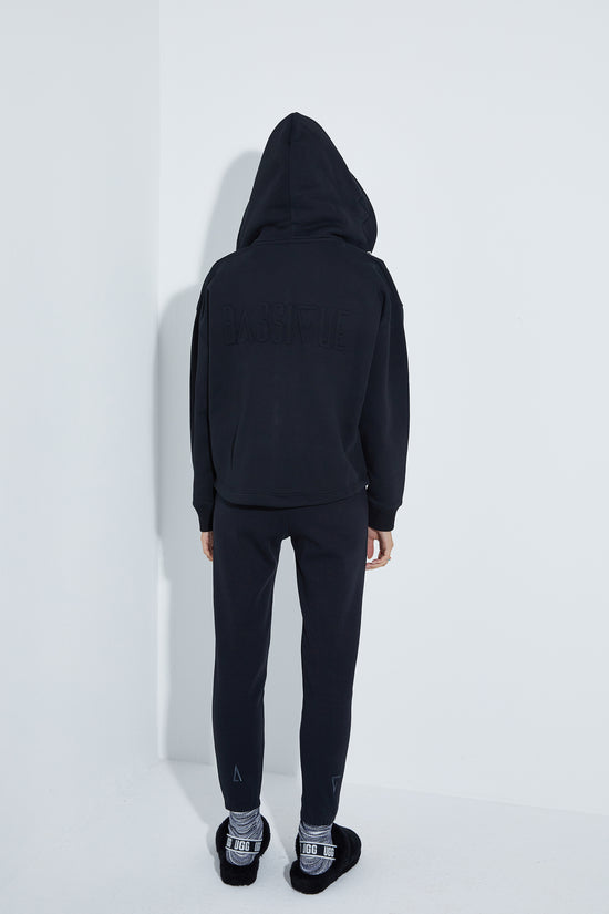 Dyna Zipper Hoodie - Black