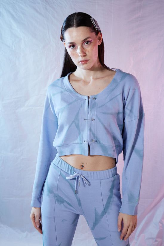 Pin Sweatshirt - Mineral Green/Moon Blue