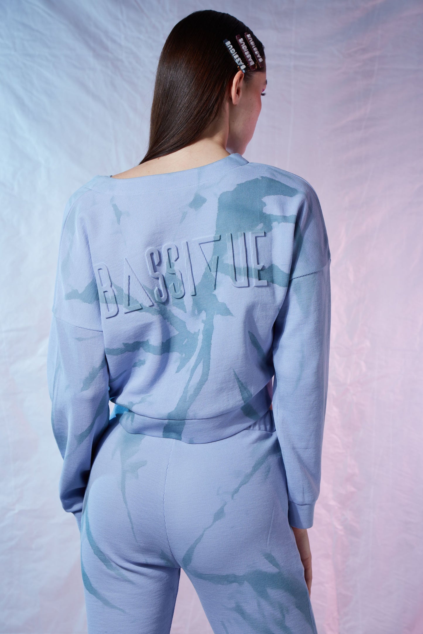 Pin Sweatshirt - Mineral Green/Moon Blue