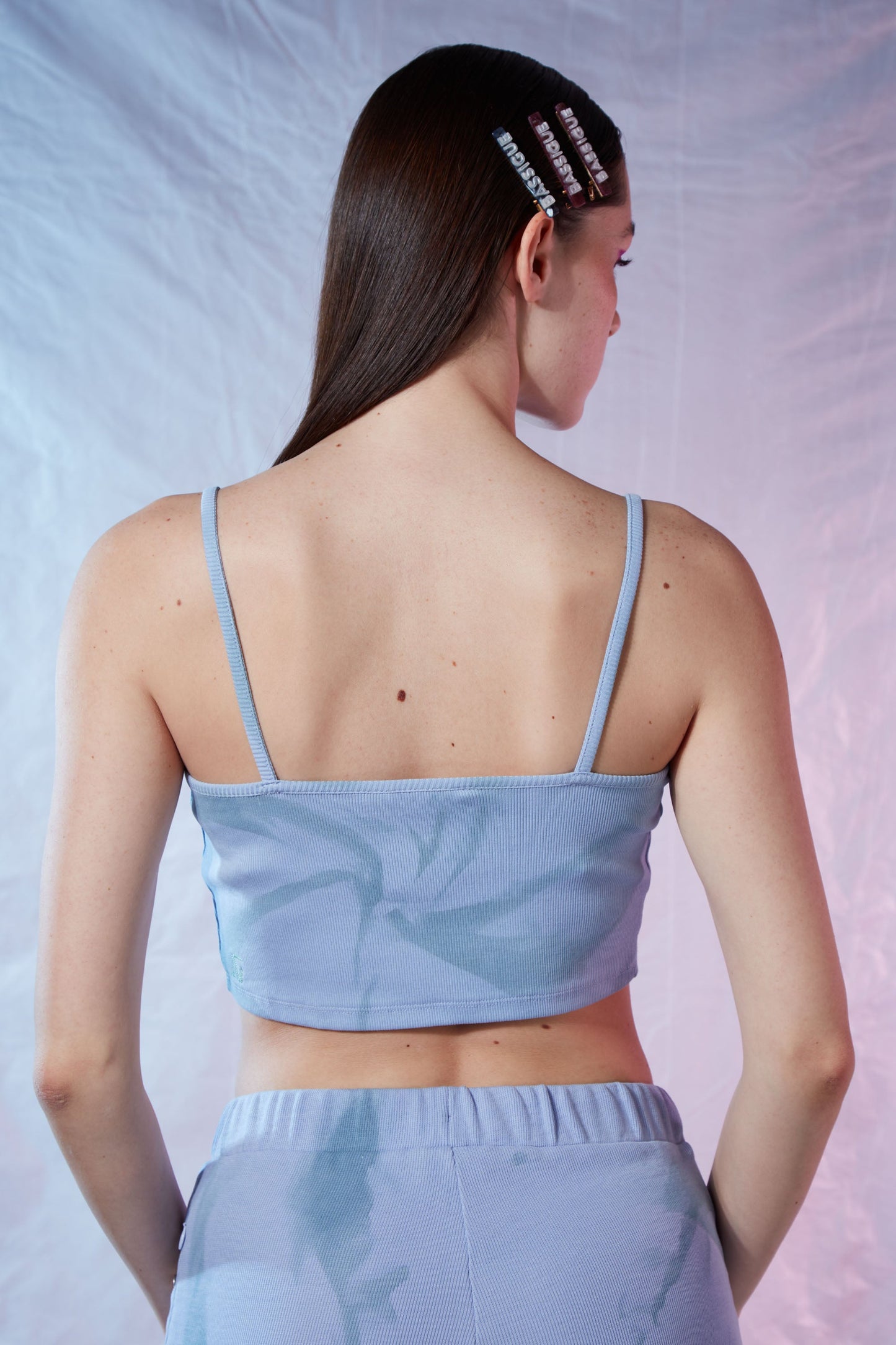 Pin Tank Top - Mineral Green/Moon Blue