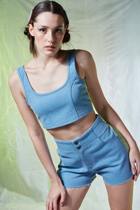 Cotton Tank Top - Cameo Green