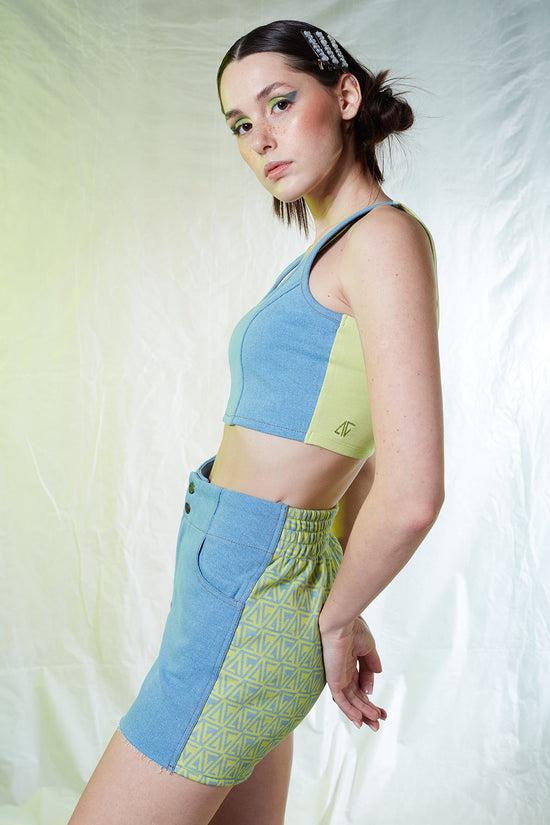 Cotton Tank Top - Cameo Green