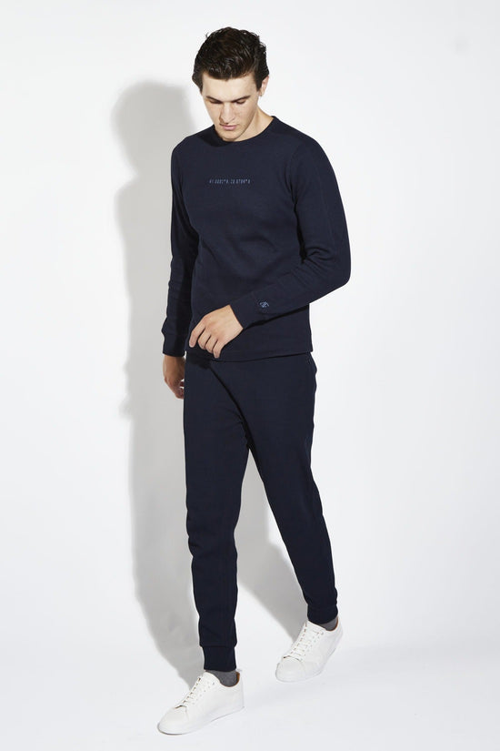 Waffle Sweatpants - Dark Navy