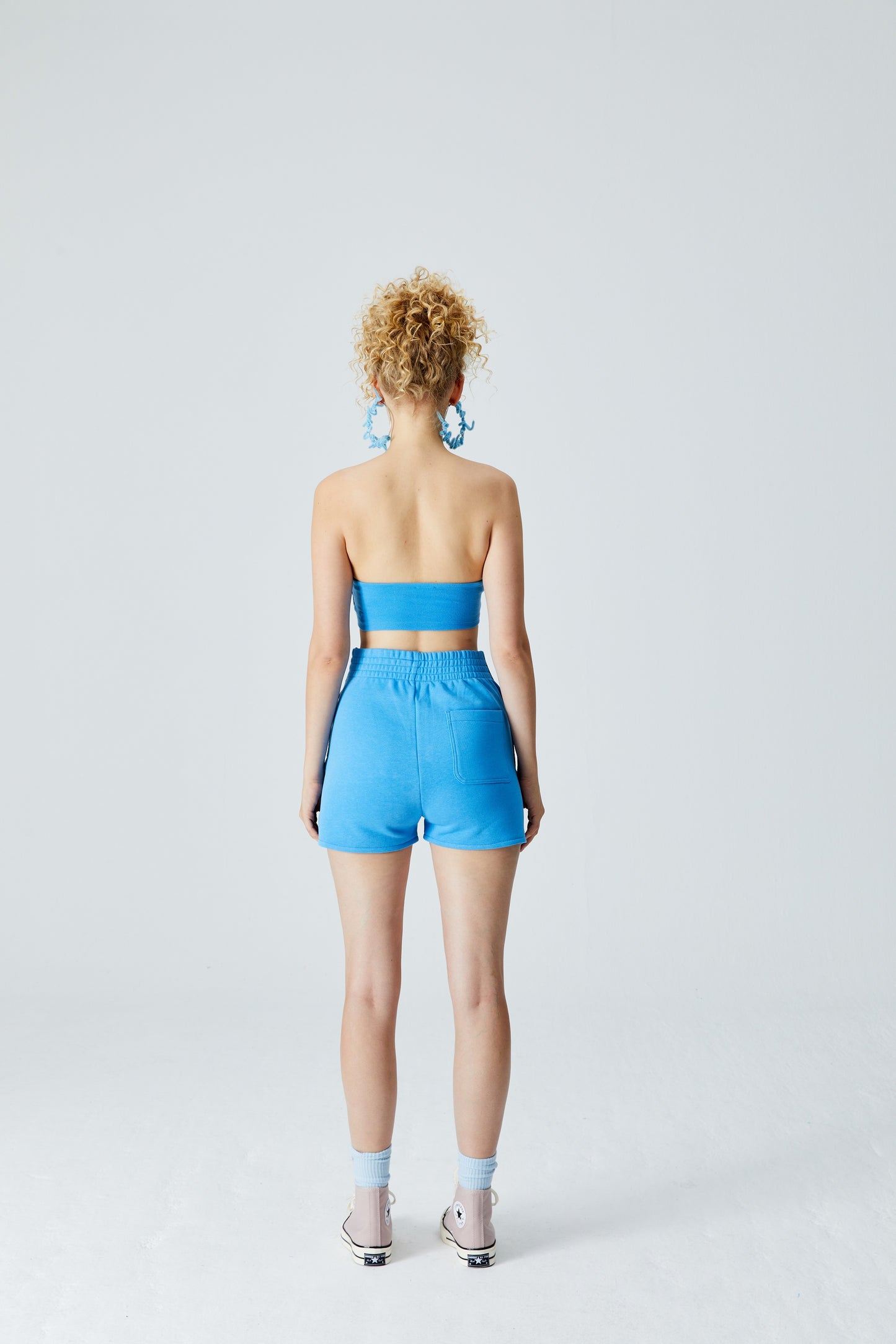 Navy Denim Shorts - Tranquil Blue