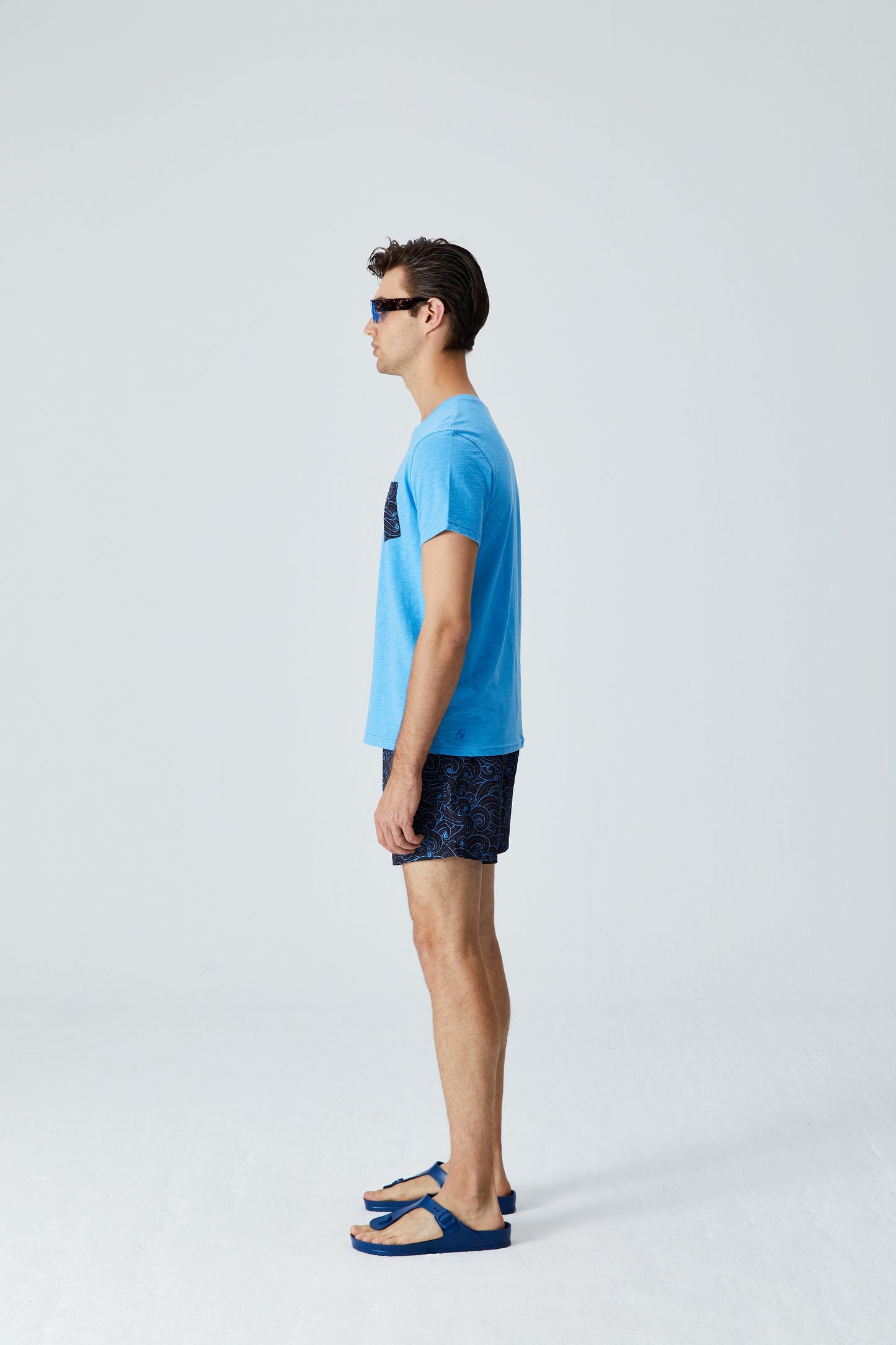 Pocket T-Shirt - Tranquil Blue