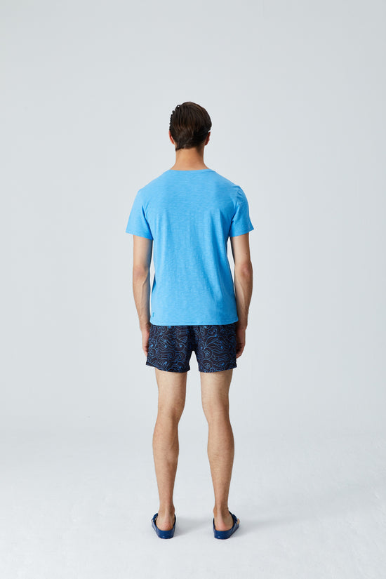 Pocket T-Shirt - Tranquil Blue