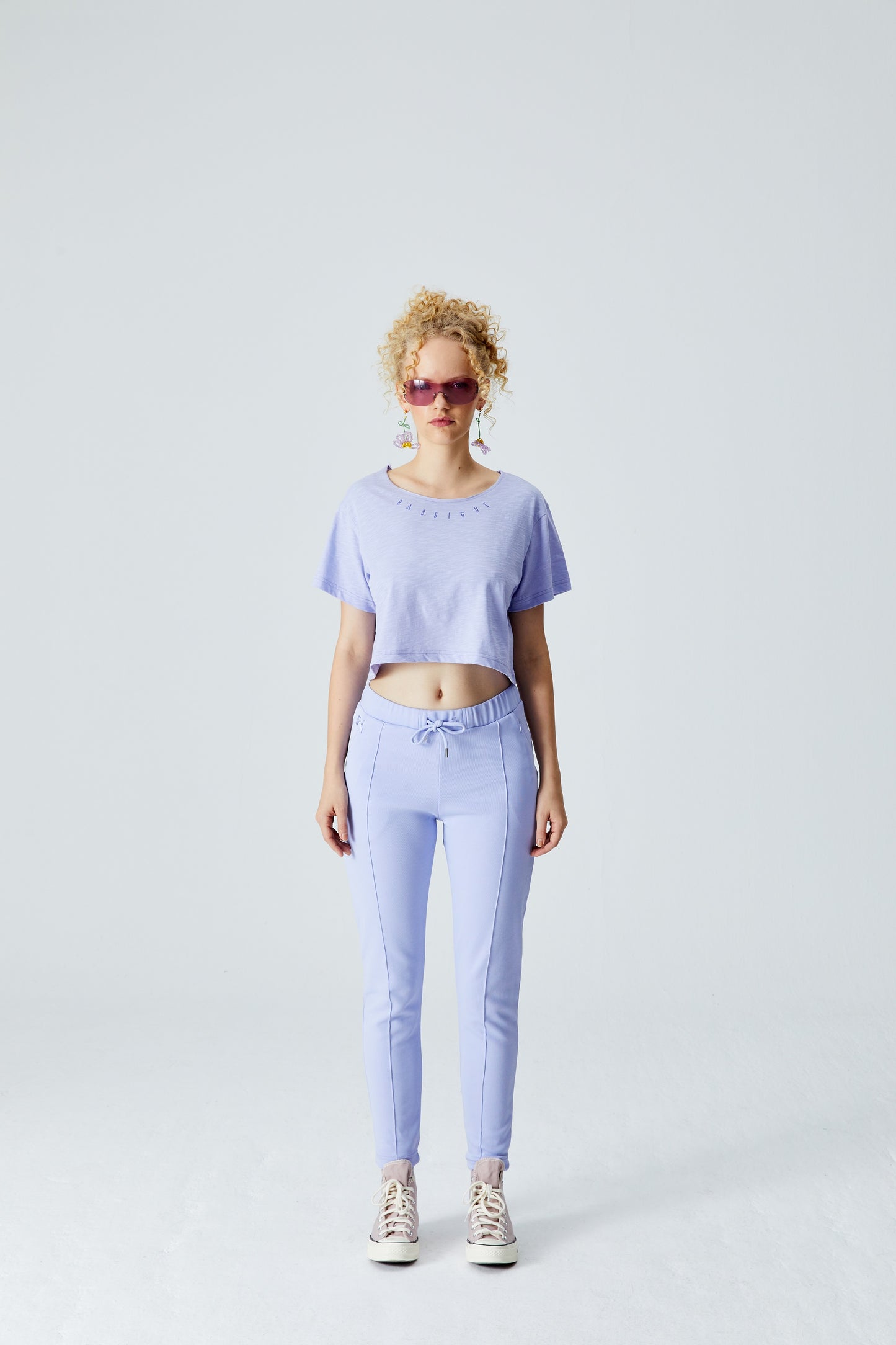 Crop T-Shirt - Digital Lavender