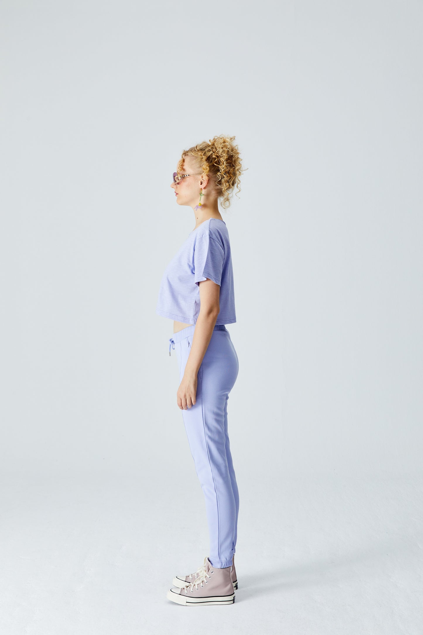 Crop T-Shirt - Digital Lavender