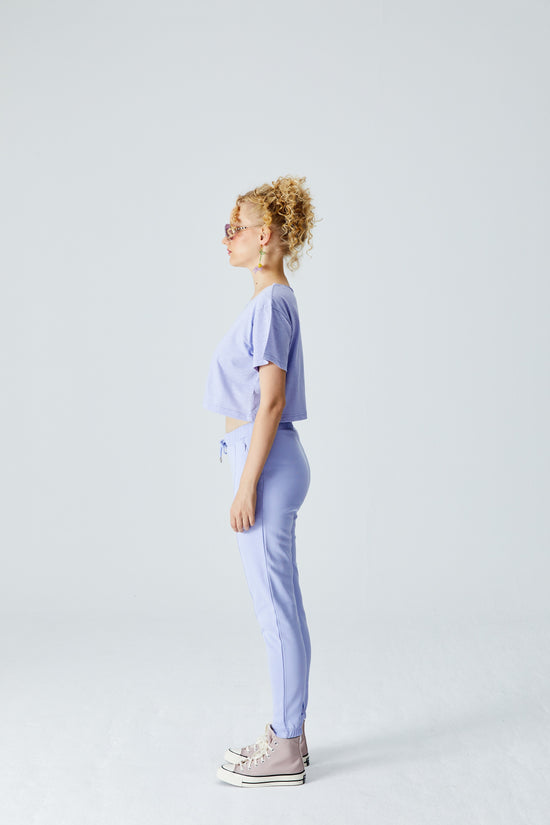 Crop T-Shirt - Digital Lavender