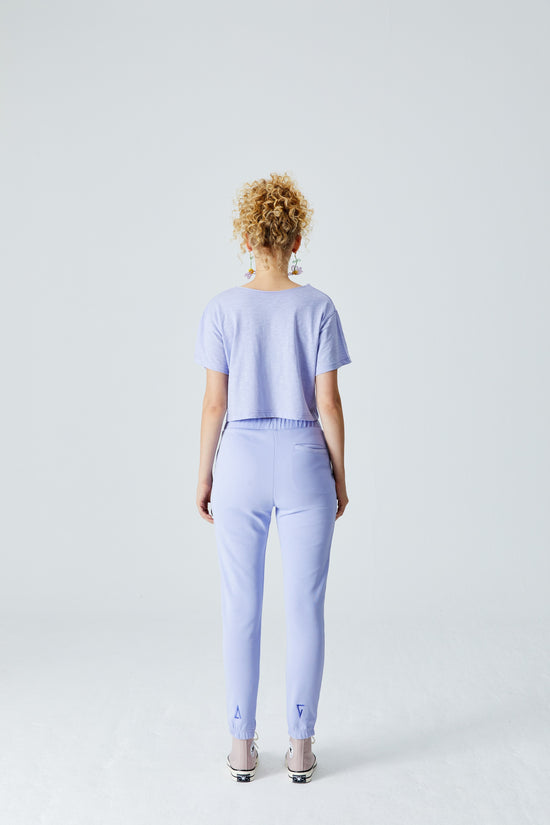 Crop T-Shirt - Digital Lavender