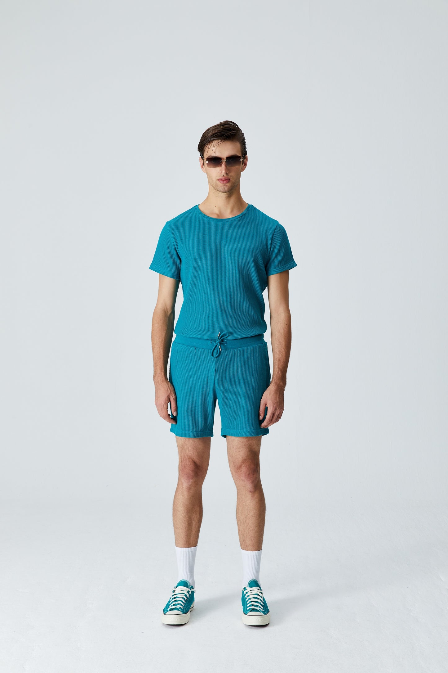 Waffle Shorts - Verdi Green