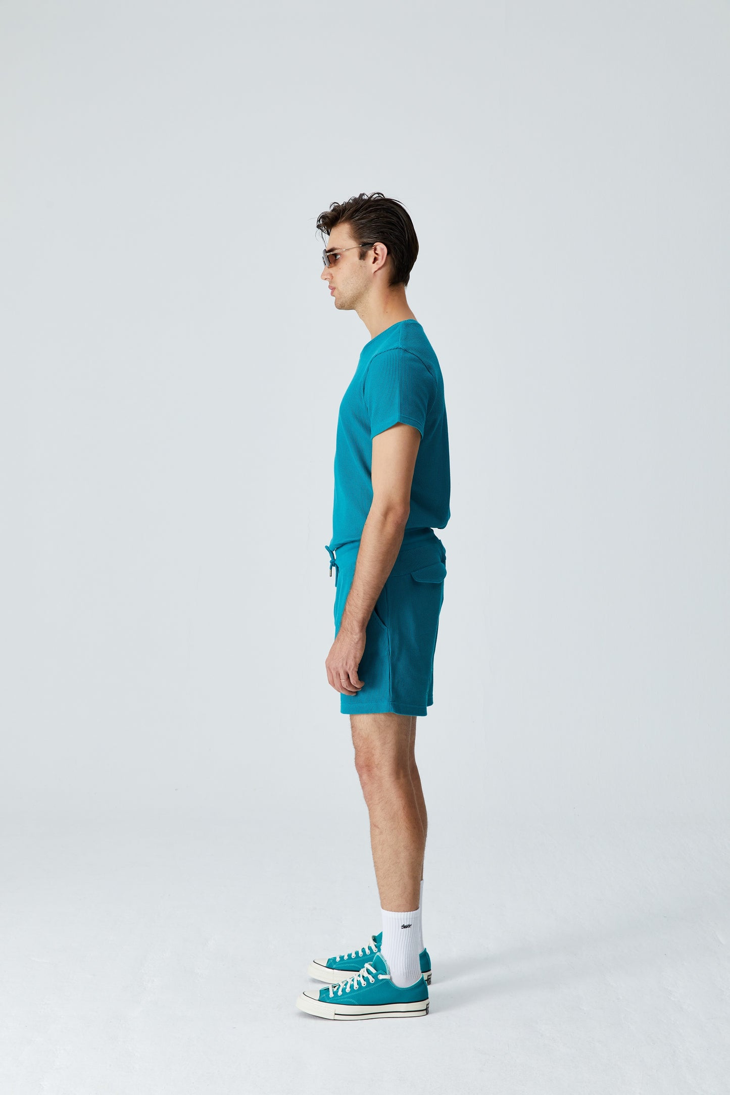 Waffle Shorts - Verdi Green