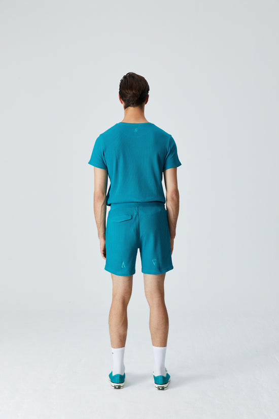Load image into Gallery viewer, Waffle Shorts - Verdi Green
