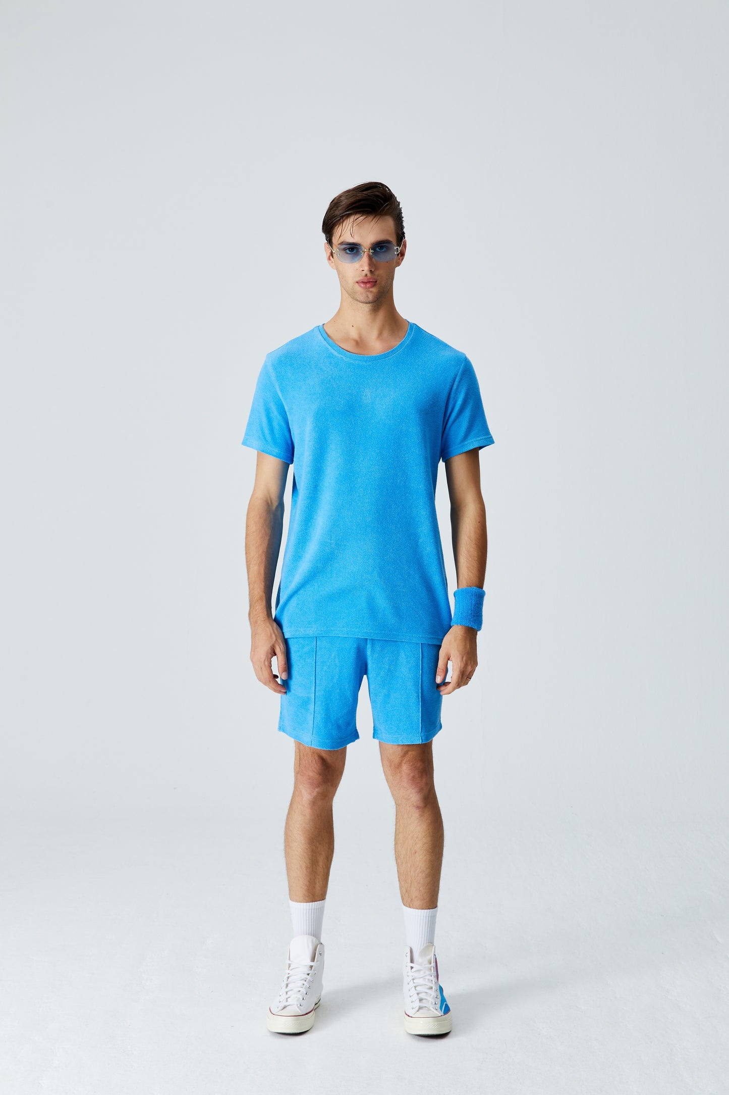 Havlu T-Shirt - Mavi