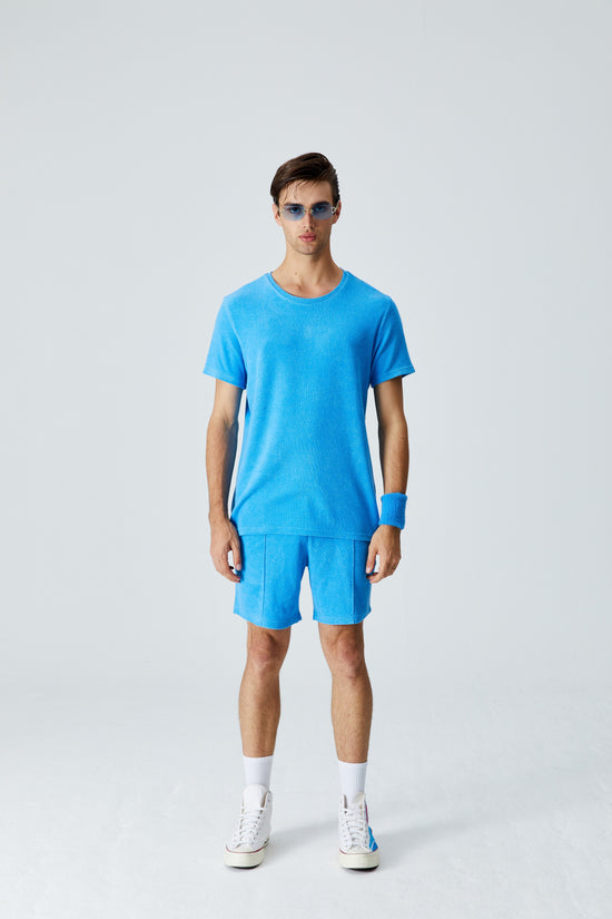 Havlu T-Shirt - Mavi
