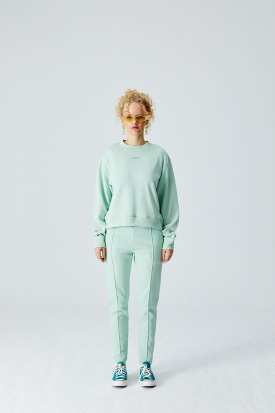 Cotton Sweatshirt - Cameo Green