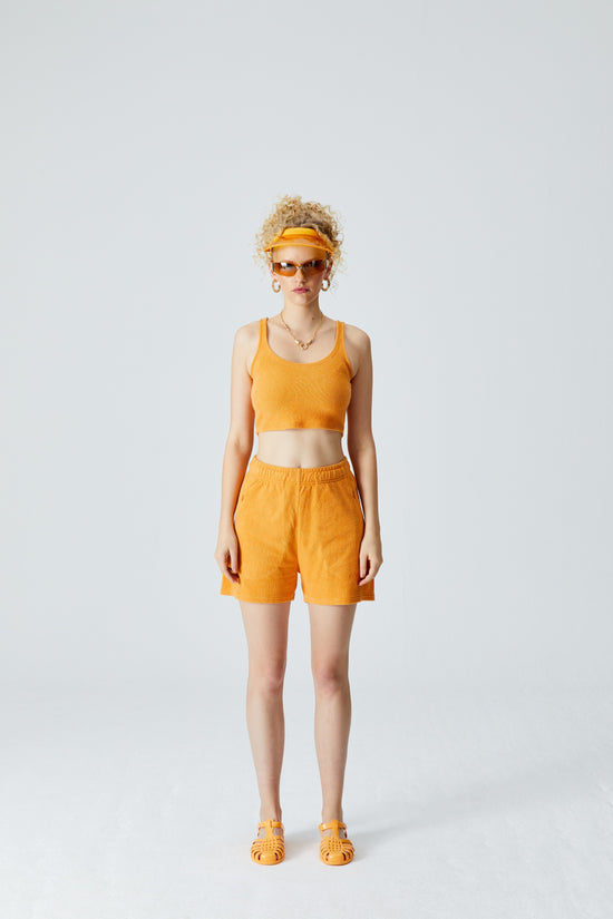 Havlu Tank Top - Turuncu