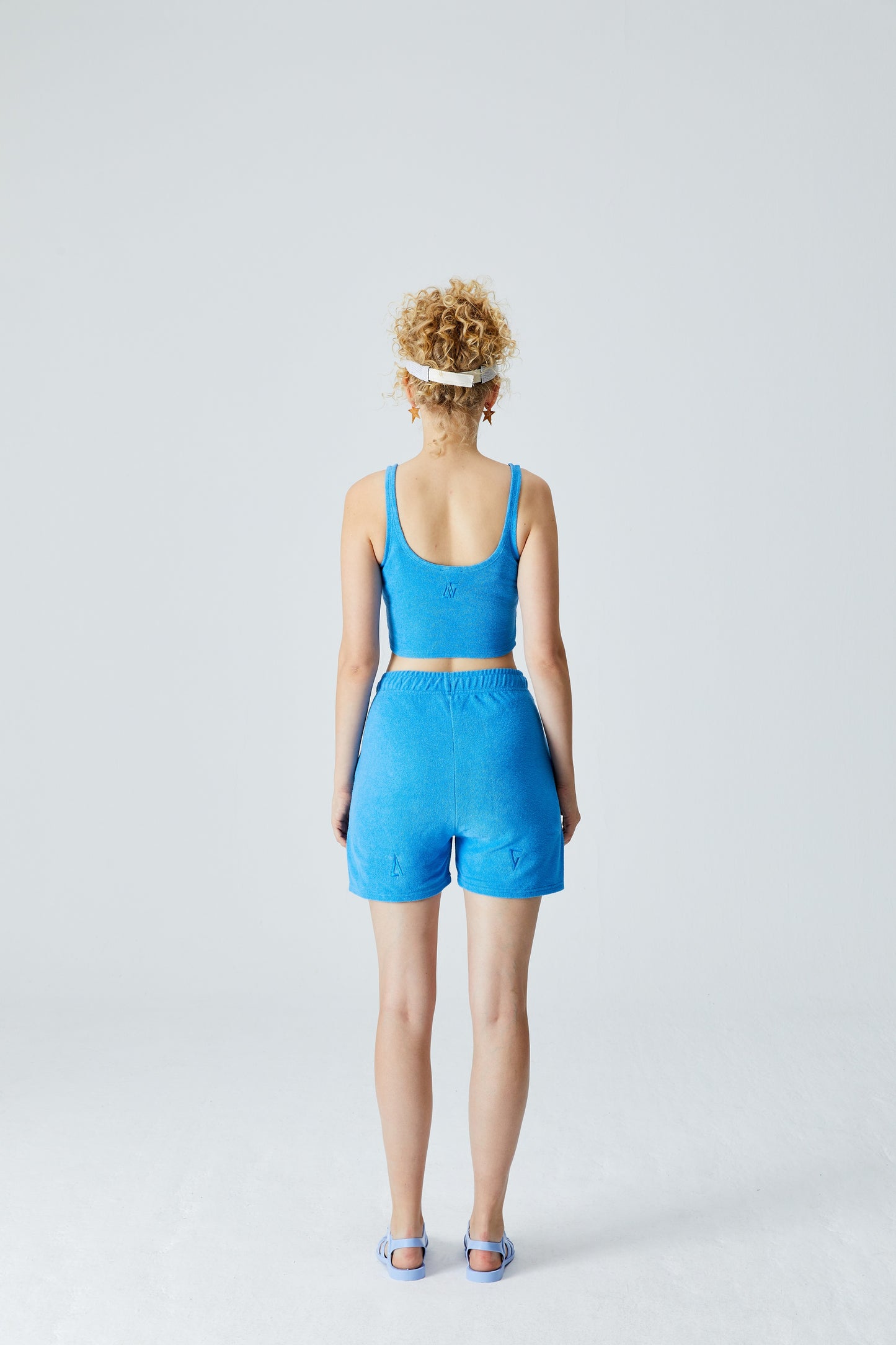 Towel Shorts - Tranquil Blue