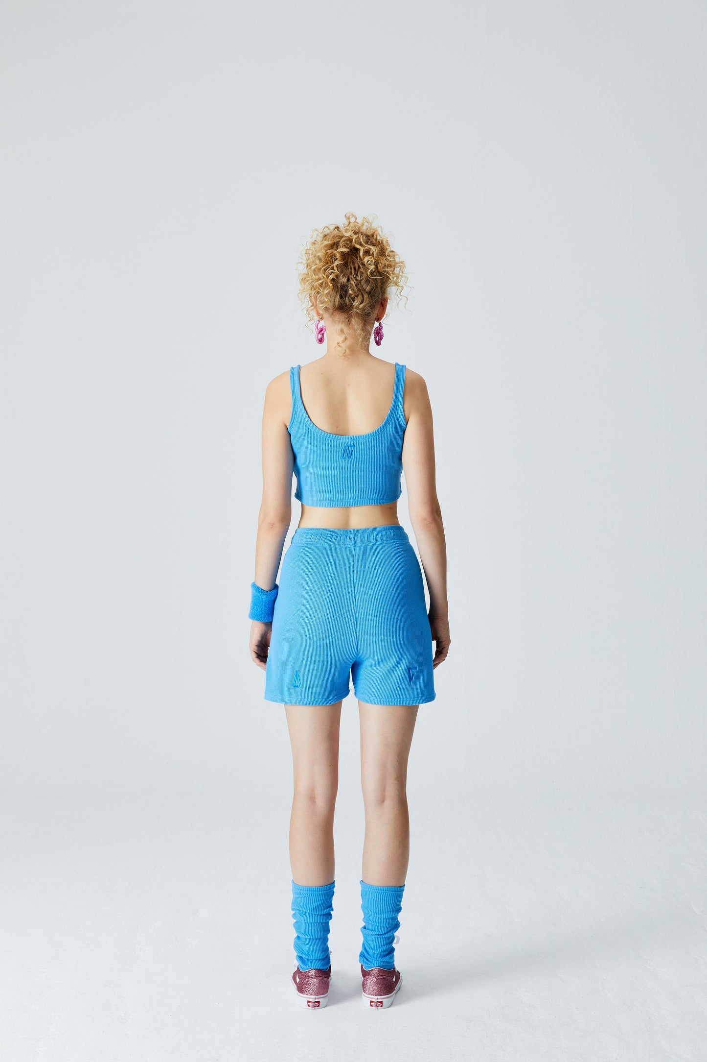 Waffle Shorts - Tranquil Blue