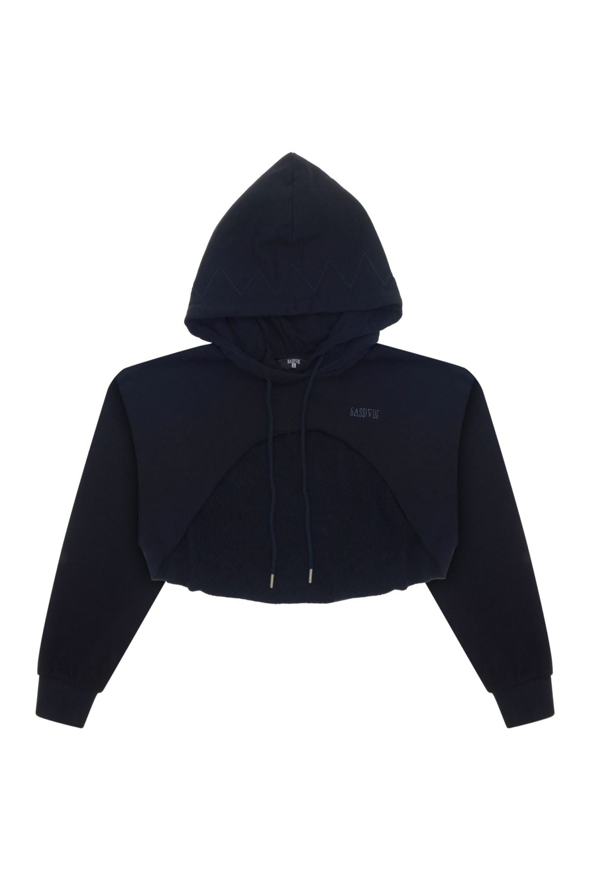 Black Moon Crop Hoodie