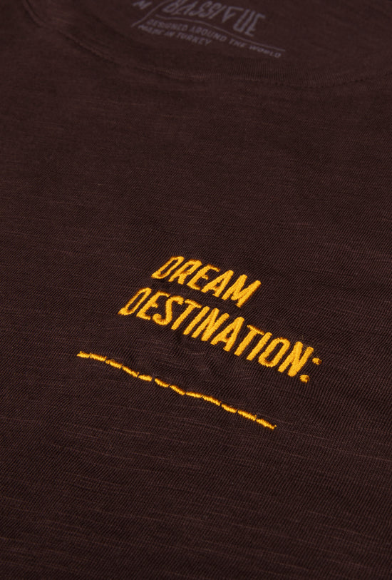 Dream Destination T-shirt - Kahverengi
