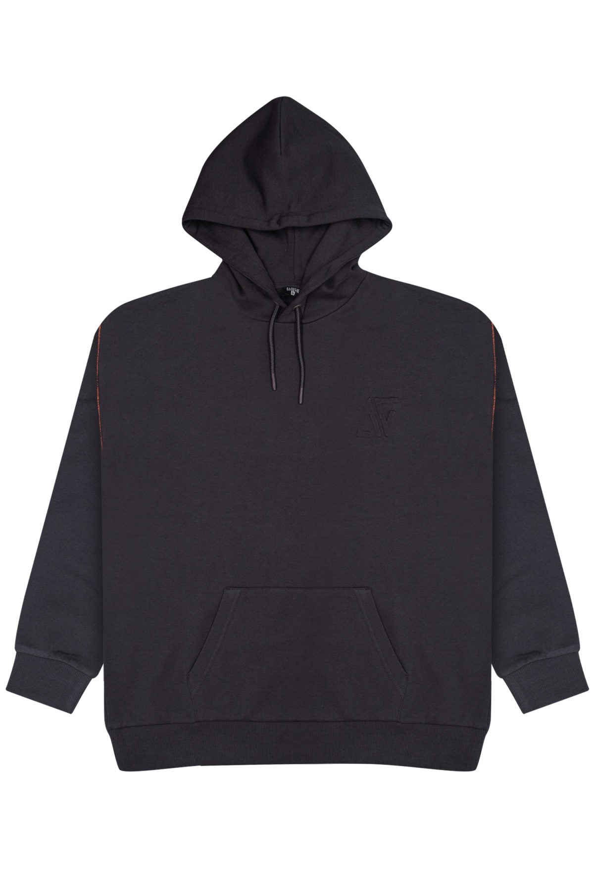 Cotton Hoodie - Orange Stitch