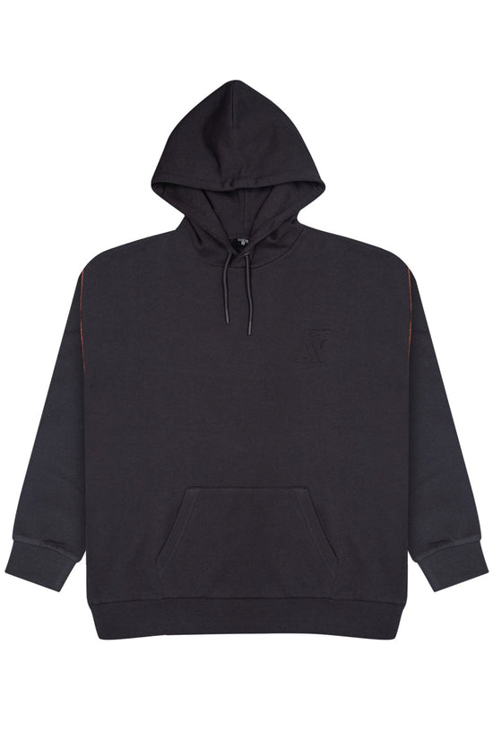Cotton Hoodie - Orange Stitch